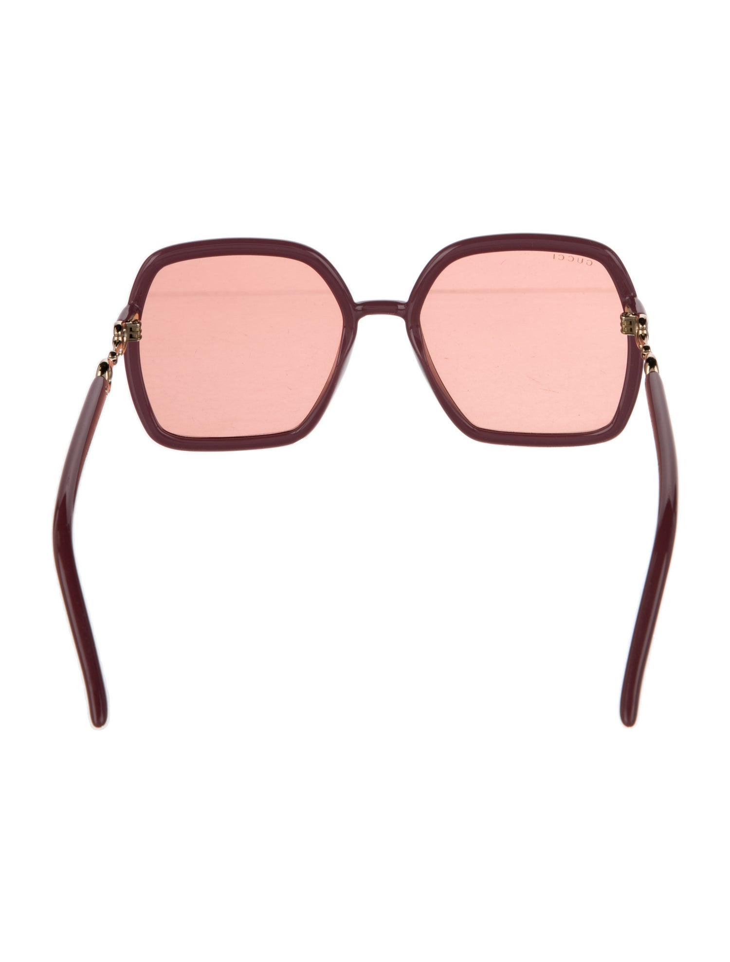 Gucci Horsebit Accent Oversize Sunglasses